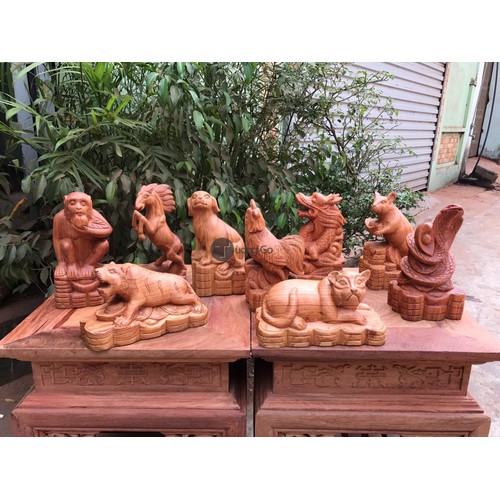 Tượng 12 Con Giáp Gỗ Hương Shop Gỗ Hương